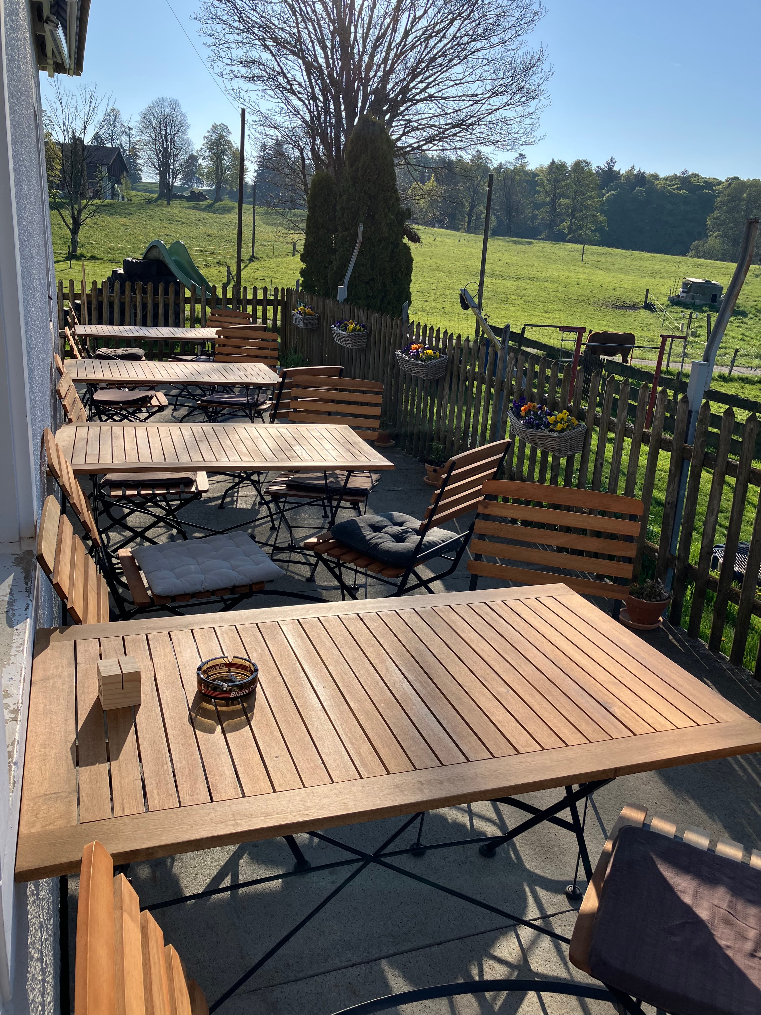 Terrasse Auberge du Ranch